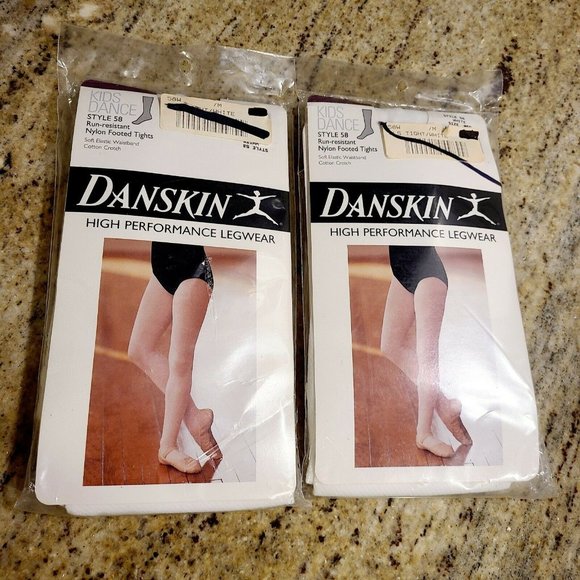 Danskin Girls Kids Dance Footed Tights 